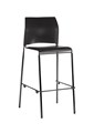 STOOL BURO MAXIM BARSTOOL BLACKBLACK VINYL CHAIR