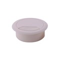 CABLE ENTRY HOLE COVER DESK PLASTIC 80MM WHITE