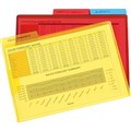 MARBIG LETTER FILE WITH SECURE FLAP AND TAB A4 CLEAR PACK 3 x 10 