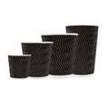 COFFEE CUPS 4OZ TRIPLE WALL BLACK EACH25 PACK500