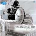 WAGES RECORD BOOK ZIONS NO 26 TIME PAY AND WAGES BOOK 6  26 EMPLOYEES HARD COVER