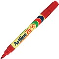 PERMANENT MARKER ARTLINE 70 15MM BULLET NIB RED EACH1 PACK12