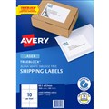 LABEL AVERY 959031 L7173 LASER LABELS SHIPPING 10UP 10 PER SHEET WHITE 100PK