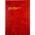 ACCOUNT BOOK COLLINS 3880 10884 SERIES ACCOUNT BOOK 6MC 6 MONEY COLUMN A4 84 LEAF RED