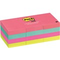 POST IT 3M 653AN POSTIT NOTES 36MM X 48MM NEON CAPETOWN ASSORTED 12PK