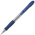 BALLPOINT PEN PILOT BPGP10R SUPER GRIP RETRACTABLE FINE 07MM BLUE EACH1 PACK12