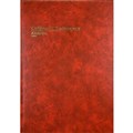 ACCOUNT BOOK COLLINS 3880 10856 SERIES ACCOUNT BOOK JOURNAL AND PAGED A4 84 LEAF RED