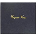VISITORS BOOK ZIONS CVB CORPORATE 275MM X 315MM 100 LEAF BLACK