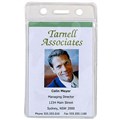 CARD HOLDER ID POUCH SOFT PORTRAIT CLEAR 10PK