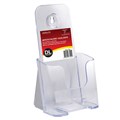 BROCHURE HOLDER DEFLECTO 77501 STANDARD DL SINGLE TIER CLEAR