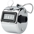 TALLY COUNTER 4 DIGIT HANDY SILVER