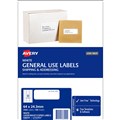 LABEL AVERY 938200 L7157GU GENERAL USE LASER INKJET COPIER LABELS 33UP 33 PER PAGE WHITE 100PK