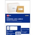 LABEL AVERY 938201 L7159GU GENERAL USE LASER INKJET COPIER LABELS 24UP 24 PER PAGE WHITE 100PK