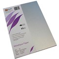 SPECIALTY PAPER QUILL METALLIQUE PAPER 06001 120GSM A4 SILVER SHADOW 25PK