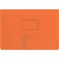 DOCUMENT WALLET MARBIG SLIMPICK FOOLSCAP BRIGHTS ORANGE 10PK
