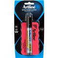 WHITEBOARD MAGNETIC ERASER AND BLACK MARKER KIT ARTLINE 577 2MM BULLET BLACK