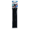VELCRO VELSTRAP WITH BUCKLE 25MM X 900MM 2PK BLACK