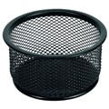 PAPER CLIP PAPERCLIP HOLDER ESSELTE METAL MESH BLACK