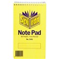 NOTEPAD SPIRAX 541 NOTE BOOK TOP OPENING NOTE PAD 147MM X 87MM 48 PAGES