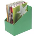 BOOK MAGAZINE BOX MARBIG FILE LARGE GREEN 5PK