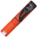 CHALK MARKER LIQUID PWE8K UNIBALL CHISEL NIB 8MM FLUORO ORANGE