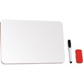 WHITEBOARD MAGNETIC WITH MARKER  ERASER  MAGNETS A4 WHITE