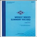 WAGES RECORD BOOK ZIONS WWH WEEKLY WAGES SUMMARY BOOK