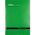 ACCOUNT BOOK COLLINS 10208 SERIES A24 ACCOUNT AND ANALYSIS BOOK 8MC 8 MONEY COLUMN A4 24 LEAF STAPLED RED