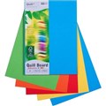 SPECIALTY BOARD QUILL 90323 XL MULTIBOARD 210GSM A4 ASSORTED BRIGHTS COLOURS 50PK