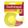 TAPE SELLOTAPE 960115 STICKY TAPE WITH DISPENSER 18MM X 25M CLEAR EACH1 PACK8