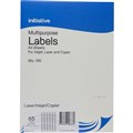 LABEL INITIATIVE MULTIPURPOSE LABELS 65UP 381 X 212MM 100PK