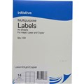 LABEL INITIATIVE MULTIPURPOSE LABELS 14UP 991 X 381MM 100PK