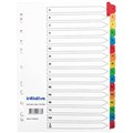 DIVIDERS INITIATIVE INDEX DIVIDERS A4 AZ TAB COLOURED