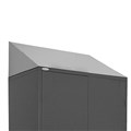 CUPBOARD CABINET STATIONERY STEELCO STORAGE SLOPING TOP ONLY FOR STEELCO STORAGE CABINET 915MMW GREY