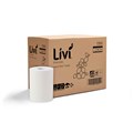 HAND ROLL TOWEL LIVI EVERYDAY 1PLY 80M WHITE 16PK