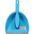 DUST PAN DUSTPAN  BROOM SET BLUE