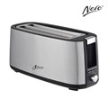 TOASTER NERO 4 SLICE LONG STAINLESS STEEL