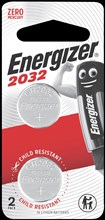 BATTERY ENERGIZER CR2032 LITHIUM 3V BATTERIES 2PK