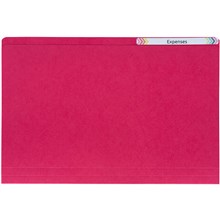 MANILLA FOLDER COLOURED AVERY 81512 FOOLSCAP RED 100PK