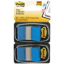 POST IT 3M 680-BE2  FLAGS 41100543 BLUE TWIN 100PK