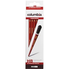 PENCIL LEAD COLUMBIA COPPERPLATE HEXAGON HB 20PK