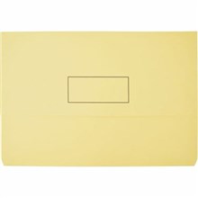 DOCUMENT WALLET MARBIG SLIMPICK FOOLSCAP BRIGHTS BUFF 10PK