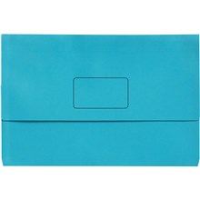 DOCUMENT WALLET MARBIG SLIMPICK FOOLSCAP BLUE / MARINE 10PK