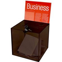 BALLOT BOX ESSELTE LOCKABLE SMALL SMOKE