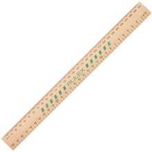RULER 30CM 300MM WOOD 