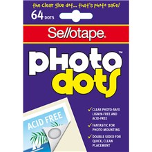 PHOTO DOTS SELLOTAPE PHOTO DOTS ACID FREE 64PK