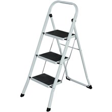 LADDER ITALPLAST 3 STEP LADDER 130KG WHITE