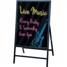 WRITING BOARD EASEL BOARD QUARTET LED DISPLAY 