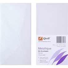 ENVELOPES SPECIALTY QUILL DL METALLIQUE 06123 PERIDOT 10PK