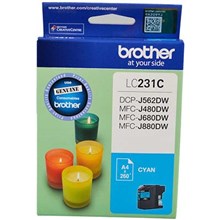 BROTHER LC-231 INK CARTRIDGE LC 231 CYAN
